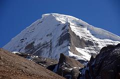 28 Mount Kailash North And West Faces From Between Tamdrin And Dirapuk In The Lha Chu Valley On Mount Kailash Outer Kora